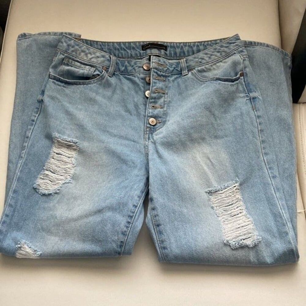 Cred high waist hi rise Mom jeans 11